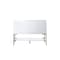 James Martin Vanities 47.3'' Single Vanity Cabinet, Glossy White, Champagne Brass Base 805-V47.3-GW-CB - alternate 1