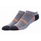 Railroad Sock Mens No Show Socks, Merino Wool/Nylon/Spandex, Black/Orange, 6-12 M, 2 PK OD211NSO - alternate 3