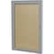 Ghent Enclosed Outdoor Bulletin Board 24x18", Tack PA12418VX-181 - alternate 1