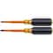 Klein Tools ESD Safe Insulated Screwdriver Set, Slotted/Phillips Tip, 1000V insulated, 2-Piece 33532-INS - alternate 1