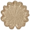 Homeroots 8in Gold Metal Handmade Leaf Trinket Tray 713011 - alternate 5