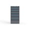 Strong Hold 6 drawer cabinet - (2x 6ft, 1x 7ft, 1x 8ft, 1x 9ft, 1x 12ft) - Blue accents - Electronic Lock S3060-PPRAS-0603FS - alternate 1
