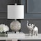 Jonathan Y Krister 20.5" Glass/Metal LED Table Lamp, Silver/Ivory JYL1041A - alternate 6