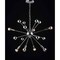 Jonathan Y Glenn 8-Light 22.5" Metal Sputnik-Style LED Chandelier, Chrome JYL9017A - alternate 4