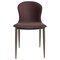Leisuremod Mosaic Collection Modern Dining Chair in Plum Purple Fabric, 2PK MC44PR2 - alternate 7
