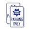 Signmission Highway Patrol Parking Only with Graphic, 18'' X 24'' 2 Signs, Heavy Gauge Aluminum, 2PK A-1824-2PACK-23906 - alternate 1