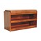 Homeroots 35in Brown and Solid Wood Storage Bench With Shoe Storage 718250 - alternate 4