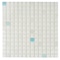Apollo Tile Mingles 12 in. x 12 in. Glossy Cotton White Glass Mosaic Wall and Floor Tile 20 sq. ft./case, 20PK APLAZUREMIX1A - alternate 1