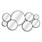 Homeroots Set Of Eight Black Metal Round Cojoined Accent Mirrors 611866 - alternate 4