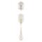 Kwikset Handleset, 3 Grade, Brass, Satin Nickel, 238 x 234 in Backset, KW1 Keyway, 134 in Thick Door 96870-099 - alternate 2