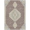 Homeroots 5' X 8' Taupe Gray And Ivory Oriental Washable Indoor Outdoor Area Rug 598449 - alternate 5