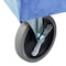Luxor Deep Shelf Utility Cart, High Density Polyethylene (Shelf)/Polyvinyl Chloride (Leg), 3 Shelves EC111HD-BU - alternate 8