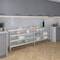 Amgood 14in D x 96in L Stainless Steel Table, Three Undershelves AMG WT-1496-3SH-Z - alternate 4