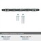 Amerock Carrione 6-5/16 in 160 mm Center-to-Center Marble Black/Polished Nickel Cabinet Pull BP36650MBKPN - alternate 3