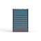 Strong Hold 10 drawer cabinet - (3x 2ft, 6x 3ft, 1x 4ft) - Blue accents - Electronic Lock S3044-PPRAS-1002FS - alternate 1