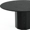 Homeroots 60" Black Solid Wood Pedestal Base Round Top Dining Table 721057 - alternate 3