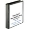Business Source Ring Binder, Black, Clear Sleeve BSN26958 - alternate 1