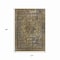 Homeroots 10' X 14' Brown And Denim Blue Medallion Washable Indoor Outdoor Area Rug 616051 - alternate 7