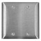 Leviton Wall Plate, Blank, Stainless Steel SL23 - alternate 1