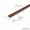 M-D Building Products 1-1/4 In. X 96 In. Brown Vinyl Divider In.T In. w/ Metal Track 31220 - alternate 4