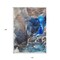 Homeroots 10' X 14' Blue Abstract Washable Non Skid Indoor Outdoor Area Rug 559657 - alternate 5