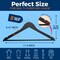 Campior Vintage Wooden Hangers, Heavy-Duty with 360 Deg Swivel Hook, Non-Slip, Pants Bar, 5PK CMPWH5VT - alternate 5
