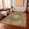 Homeroots 3' X 5' Charcoal And Beige Medallion Washable Indoor Outdoor Area Rug 616460 - alternate 5