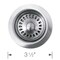 Blanco Decorative Basket Strainer, Stainless 441093 - alternate 2