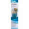 Princeton RealValue Brush Set, Gold Taklon Bristles, Short Handle Mixed Media Paintbrush, 4-Piece Set, 3PK PR9171 - alternate 3