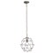 Homeroots Nickel Candle Style Metal Ceiling Light With Nickel Shades 651668 - alternate 1