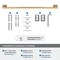 Amerock Blackrock Champagne Bronze Contemporary 24 in 610 mm Towel Bar BH36004CZ - alternate 4