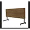 Correll Rectangle Econoline TFL Flip Top Table, 60 in W, 23 in to 31 in H, Particleboard Top, Medium Oak FTM2460TF-06 - alternate 5