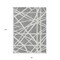 Homeroots 8' X 10' Gray And Ivory Geometric Washable Indoor Outdoor Area Rug 600459 - alternate 6