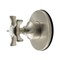 Kingston Brass Single-Handle Six-Way Diverter Valve with Round Trim Kit, Brushed Nickel KS4038NX - alternate 1