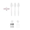 Smarty Had A Party White Plastic Disposable Spoons (1000 Spoons), 1000PK 420S-WH-CASE - alternate 4