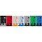 5S Supplies 5S Housekeeping Shadow Board Broom Station Version 4- Red Board / Black Shadows  With Broom HSB-V4-RED-KIT - alternate 2