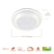 Cooper Lighting Halo HLS Surface Light, 132 mA, 120 V, 16 W, LED Lamp, 900 Lumens, 3000 K Color Temp HLS6099301EWH-6BP - alternate 5