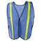 Ironwear Standard Polyester Safety Vest w/ 1 in Reflective Tape Blue/OSFA 1218-B - alternate 1