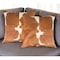 Homeroots Set of Two 18" Brown and White Cowhide Cowhide Throw Pillows, 2PK 544601 - alternate 1