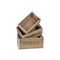 Homeroots Set of Three Natural Solid Wood And Metal Crate, 3PK 487674 - alternate 6