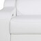 Homeroots 89in White and Silver Italian Leather Power Reclining Loveseat With Storage 633753 - alternate 4