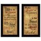 Homeroots Set Of Two Joyful 2 Black Framed Print Wall Art, 2PK 406167 - alternate 1