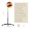 Vevor Ionic Hooded Dryer 1875W Bonnet Hair Dryer 3 Temp Settings & Wind Speed JY-173B - alternate 4
