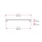 Richelieu Avellino Collection 11 3/8 in (288 mm) Center-to-Center Brushed Nickel Contemporary Cabinet Pull BP527288195 - alternate 6