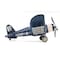 Homeroots 6" Blue Metal Hand Painted Model Airplane Tabletop Sculpture 401762 - alternate 4