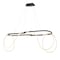 Jonathan Y Lisette 59" Contemporary Minimalist 360 Adjustable Silicone Rope/Metal Dimmable Integrated LED Chand JYL7139B - alternate 1