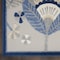 Homeroots 6' X 9' Blue And Gray Floral Indoor Outdoor Area Rug 546836 - alternate 2