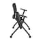 Regency Pulse Flexible High Back with Padded Fabric Seat Nesting Chair, Black, 8PK 2409BK8PK - alternate 6