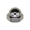 Auveco 5/16in-18 x 9/16in Steel Acorn Cap Nut - Nickel, 50PK 11183 - alternate 1