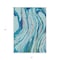 Homeroots 3' X 5' Blue Pink And Green Abstract Washable Indoor Outdoor Area Rug 600222 - alternate 4